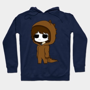 masky dinosaur chibi Hoodie